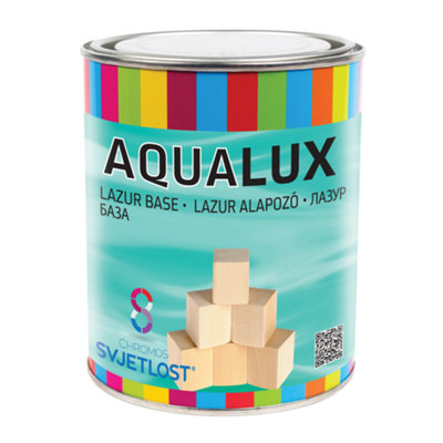 AQUALUX Lasur Base, Protective Wood Coating for Outdoors and Indoors