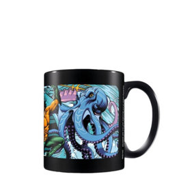 Aquaman And The Lost Kingdom Creatures Of The Deep Mug Black/Multicoloured (12cm x 8.7cm x 10.5cm)