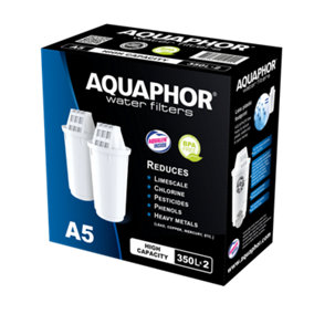 AQUAPHOR A5 350Ltr filter cartridges 2 pack