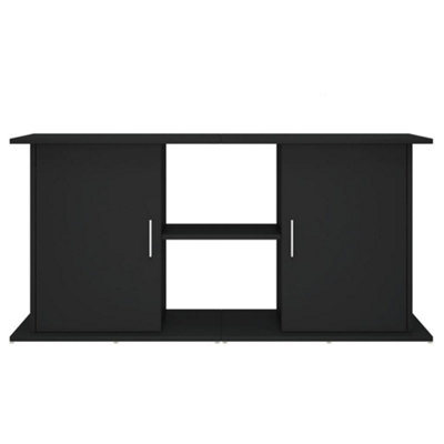 Aquarium Stand Black 121x41x58 cm Engineered Wood