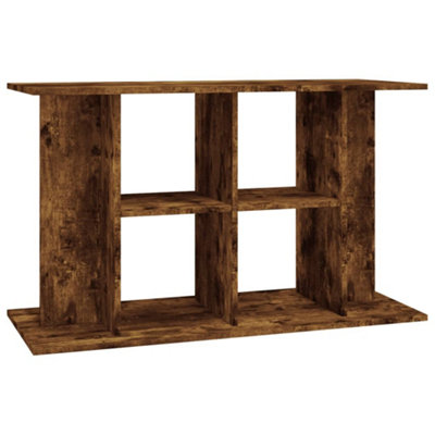 Gecheer Aquarium Aquarium Stand, Aquarium Cabinet, Side Cabinet with Display Shelves for Home, Living Room, Concrete Grey, 60 x 30 x 60 cm, Designed Wood