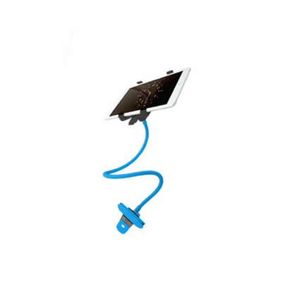 Aquarius 360 Degree Clamp Tablet Holder for Smart Devices, Blue