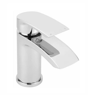 Aquarius Arc Mono Basin Mixer Tap inc Waste Chrome