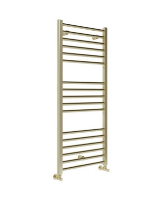 Aquarius Auro Brushed Brass Towel Radiator 1600 x 500mm AQAU0288