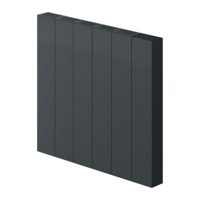 Aquarius DigiTherm Programmable Electric Radiator with LCD Display in Anthracite 500 x 544mm