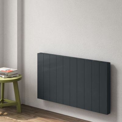 Aquarius DigiTherm Programmable Electric Radiator with LCD Display in Anthracite 500 x 725mm