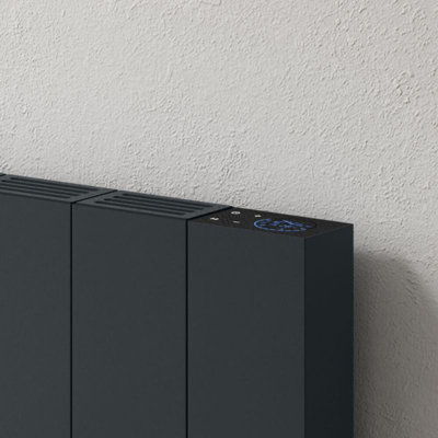 Aquarius DigiTherm Programmable Electric Radiator with LCD Display in Anthracite 500 x 907mm