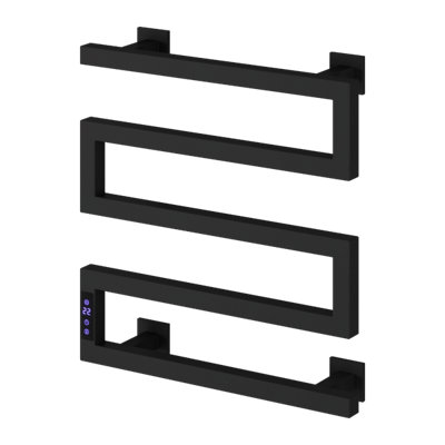 Aquarius DigiTherm Vispa Dry Electric Radiator with LCD Display Matt Black