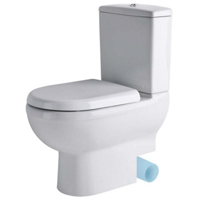 Aquarius Dura Fully Back To Wall Close Coupled Toilet With Right Exit White AQ260051