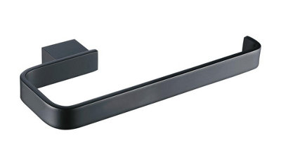 Aquarius FT 3 Piece Bathroom Accessory Pack Matt Black - 3