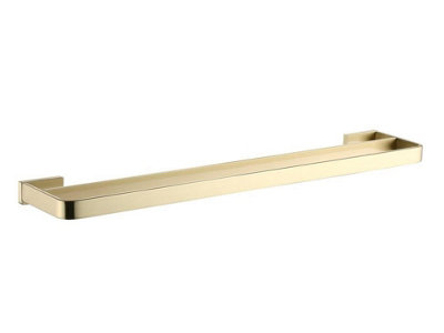 Aquarius FT Double Towel Bar 600mm Brushed Brass