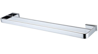 Aquarius FT Double Towel Bar 600mm Chrome