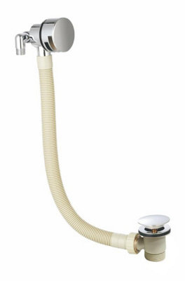 Aquarius FT Overflow Bath Filler and Easy Clean Waste Kit Chrome