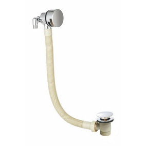 Aquarius FT Overflow Bath Filler and Easy Clean Waste Kit Chrome