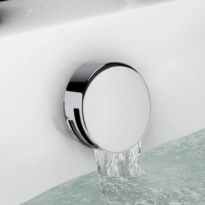 Aquarius FT Overflow Bath Filler and Easy Clean Waste Kit Chrome