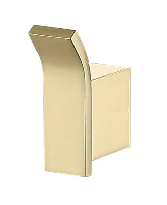Aquarius FT Single Robe Hook Brushed Brass