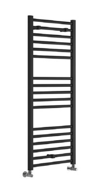 Aquarius Graph High Heat Output Straight 1200 x 600mm Anthracite Towel ...