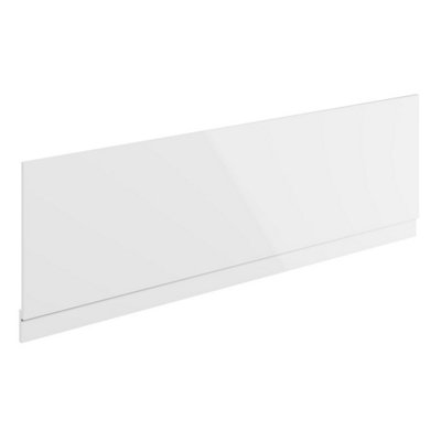 Aquarius Halite Waterproof Front Bath Panel White Gloss 1700mm | DIY at B&Q