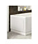 Aquarius Halite Waterproof Traditional Shaker End Bath Panel White Gloss 700mm