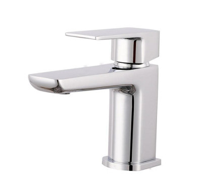 Aquarius Hydro Mini Mono Basin Mixer Tap inc Waste Chrome