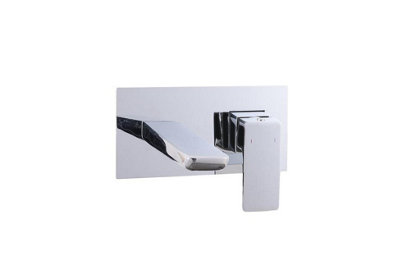 Aquarius Hydro Wall Mounted Basin Mixer Tap Chrome