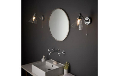 Aquarius Lumen Cone Single Wall Light Chrome