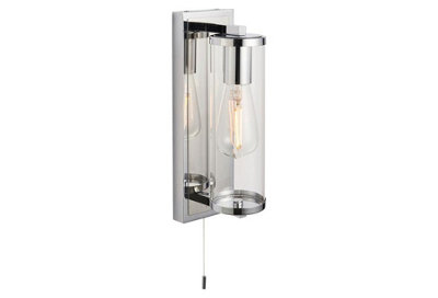 Aquarius Lumen Tube Single Wall Light Chrome