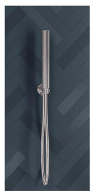 Aquarius Modern Round Wall Mounted Shower Kit with Outlet and Hose Chrome AQ601011123
