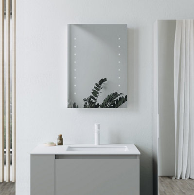 Aquarius Muse 600 x 800mm Rectangle Battery Operated LED Mirror