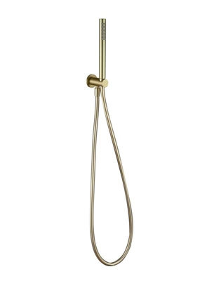Aquarius RainLux Round Brushed Brass 2 Outlet Shower Bundle - 3