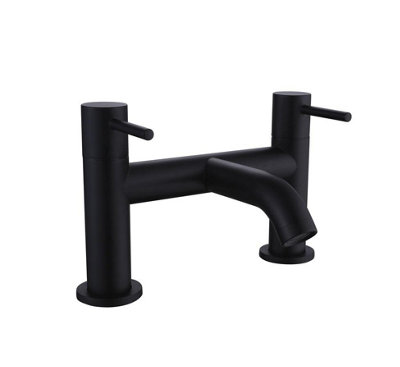 Aquarius RF-Series Bath Filler Mixer Tap Matt Black