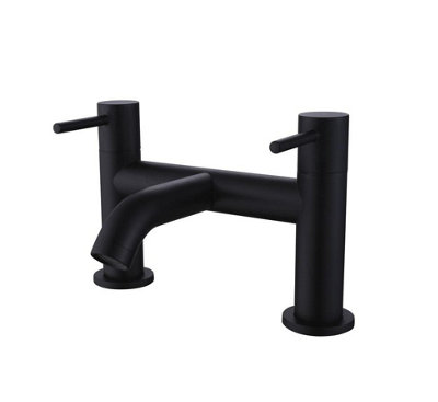 Aquarius RF-Series Bath Filler Mixer Tap Matt Black - 3