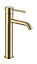 Aquarius RF-Series Tall Mono Basin Mixer Tap Brushed Brass