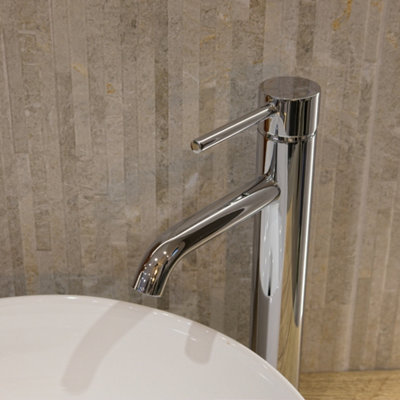 Aquarius RF-Series Tall Mono Basin Mixer Tap Chrome - 3