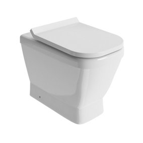 Aquarius Square Design Back to Wall Toilet with Soft Close Slim Seat