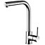 Aquarius TrueCook Series 4 Brushed Nickel Pull Out Single Lever Kitchen Mixer Tap AQTK004BN