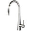 Aquarius TrueCook Series 9 Brushed Nickel Pull Out Single Lever Kitchen Mixer Tap AQTK009BN