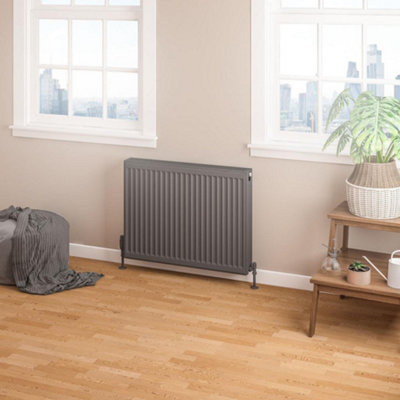 Aquarius Type 22 Compact Panel Radiator 600 x 800 Matt Anthracite AQ250188
