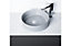 Aquarius V-Series 2 Round 0TH Vessel Wash Bowl 355mm Matt Light Grey