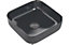 Aquarius V-Series 3 Square 0TH Vessel Wash Bowl 400mm Matt Black