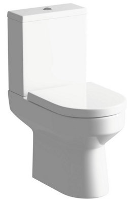 Aquarius View 450mm Vanity Unit and Close Coupled WC Toilet Set AQVW2558