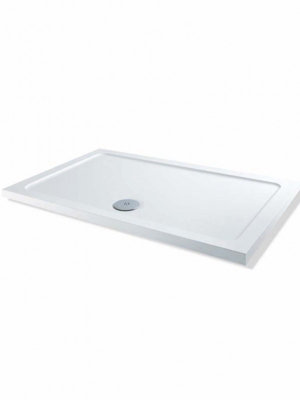 Aquarius Vital 1100 x 800mm Rectangle Shower Tray and Waste AQVT.SPS