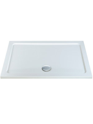Aquarius Vital 1300 x 700mm Rectangle Shower Tray and Waste AQVT.SS2