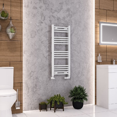 Aquarius Wendover Straight Multirail Towel Radiator 1000mm x 400mm White AQ41.0008