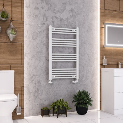 Aquarius Wendover Straight Multirail Towel Radiator 1000mm x 600mm White AQ41.0012