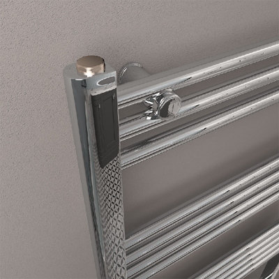 Aquarius Wendover Straight Multirail Towel Radiator 1200mm x 600mm