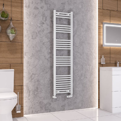 Aquarius Wendover Straight Multirail Towel Radiator 1600mm x 400mm White AQ41.0020