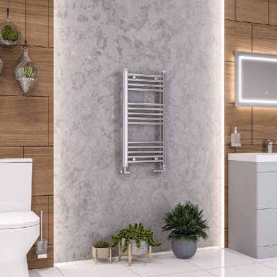 Aquarius Wendover Straight Multirail Towel Radiator 800mm x 400mm Chrome AQ41.0001