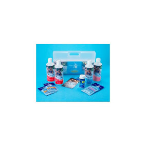 AquaSPArkle Complete Spa Starter Kit  Chlorine 1 X 1 Pack Chlorine pH pH FoamAway Test Strips