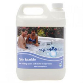 AquaSPArkle  Service Pack  Spa Sparkle 1 X 5lt water clarity clarifier hot tub
